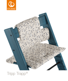 Подушка для стульчика Stokke Tripp Trapp Garden Bunny OC, серый