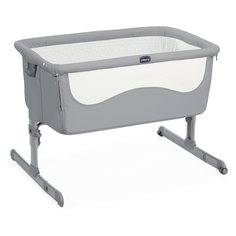 Кроватка детская Chicco Next2Me Pearl, серый