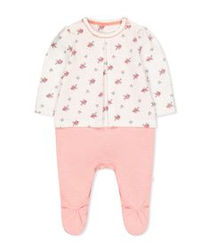 Комбинезон с имитацией футболки и легинсов, розовый Mothercare