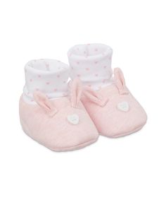 Пинетки-носочки "Зайчик", розовый Mothercare