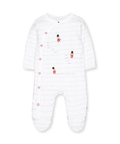 Комбинезон утепленный "Мишки-гвардейцы", белый Mothercare