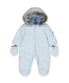 Комбинезон утепленный на флисовой подкладке, голубой Mothercare