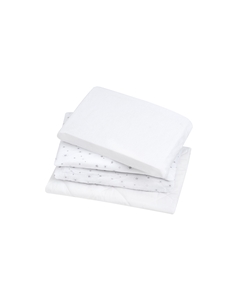 Набор для кроватки-манежа Mothercare, белый, серый