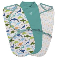 Конверт на липучке Summer Infant Swaddleme, S/M, 3шт., мятный
