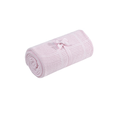 Плед для кроватки Mothercare хлопковый, 155х120 см, розовый