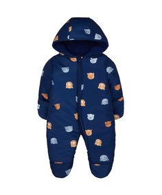 Комбинезон на флисовой подкладке, синий Mothercare