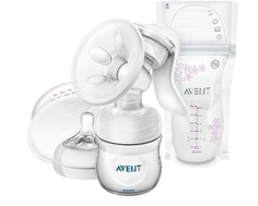 Молокоотсос ручной Philips Avent Natural с пакетами