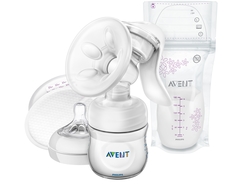 Молокоотсос ручной Philips Avent Natural с пакетами