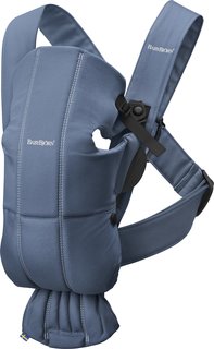 Рюкзак-переноска Baby Bjorn Mini Cotton, индиго