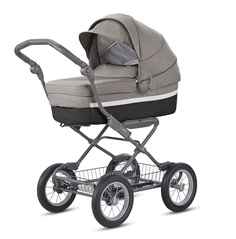 Inglesina Коляска Sofia System Duo 2 в 1 на шасси Ergo Bike MYKONOS, серый