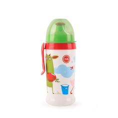 Поильник с прищепкой Happy Baby grass, 360 мл, зелёный