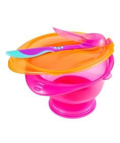 Миска с ложкой Mothercare, розовый