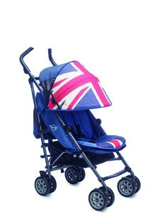 Коляска-трость MINI by Easywalker buggy XL Union Jack Vintage