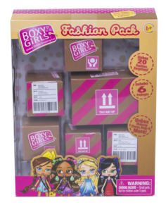 Игровой набор из 6 посылок с сюрпризом для кукол Boxy Girls 1toy
