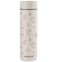 Детский термос для еды и жидкостей Miniland Natur Thermos Bunny "Зайчик", 450 мл