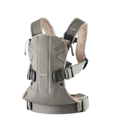 Рюкзак-переноска BabyBjorn Baby Carrier One Cotton, Classic grey Pink sprinkles