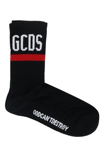 Черные носки с логотипом Gcds