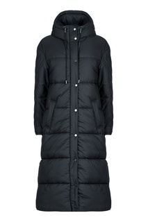 Черное стеганое пальто Off White