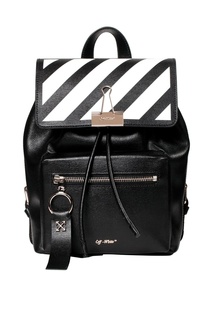Черный рюкзак с контрастной отделкой Off White