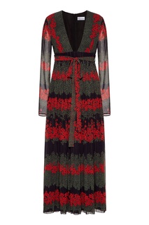 Платье-миди с узорами RED Valentino