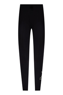 Черные леггинсы с кулиской и логотипом Y-3