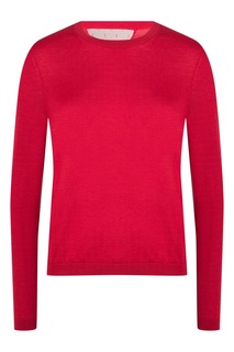 Красный базовый джемпер с отделкой RED Valentino