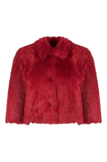 Короткое красное двустороннее пальто RED Valentino