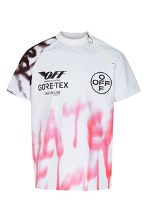 Футболка с принтом в стиле граффити Off White