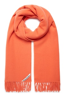 Оранжевый шарф с логотипом Acne Studios