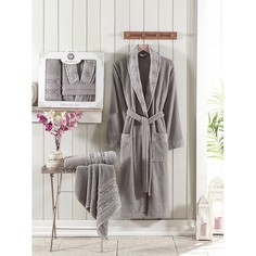 Халат мужской с полотенцами (52/54(RUSсм) XXXL(INTсм)см) Philippus