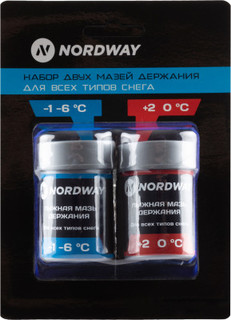 Набор лыжный: мазь для лыж Nordway, 2 шт.