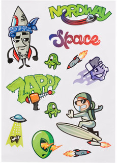 Наклейки на шлем детские Nordway