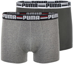 Трусы мужские Puma Brand Boxer, 2 штуки, размер 46-48