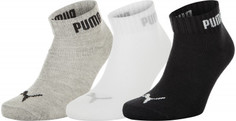 Носки Puma Quarter-V, 3 пары, размер 35-38