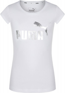 Футболка для девочек Puma Girls Glitter Tee, размер 140