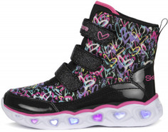 Сапоги утепленные для девочек Skechers Heart Lights, размер 31,5