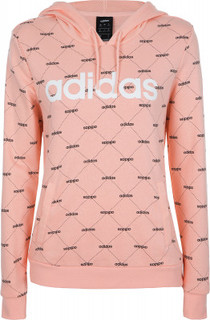 Худи женская Adidas Linear Graphic, размер 54-56