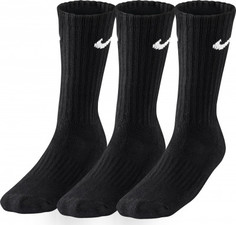 Носки Nike Value Cotton Crew, 3 пары, размер 33-37