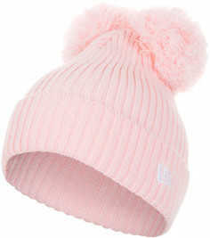 Шапка для девочек New Era Lic 875 Double Pom Cuff Knit, размер 54-55