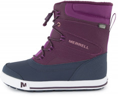 Ботинки утепленные для девочек Merrell Ml-Snow Bank 2.0, размер 31,5