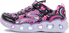 Кроссовки для девочек Skechers Heart Lights Love Lights, размер 34,5