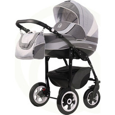 Коляска 2 в 1 Rant FABIO 05 серый-белый РАНТ