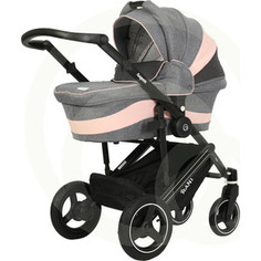 Коляска 2 в 1 Rant детская ASPEN RA139 Grey-Pink РАНТ