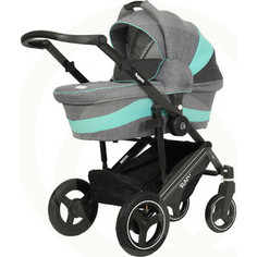 Коляска 2 в 1 Rant детская ASPEN RA139 Grey-Aquamarine РАНТ