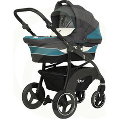 Коляска 2 в 1 Rant детская SIDNEY RA141 Grey / Malachite РАНТ