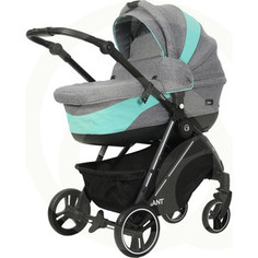 Коляска 2 в 1 Rant детская NEO RA143 Grey / Aquamarine РАНТ