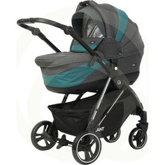 Коляска 2 в 1 Rant детская NEO RA143 Grey / Malachite РАНТ