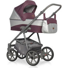 Коляска 2 в 1 Riko Basic COLIN 05 серый-фиолетовый