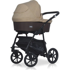 Коляска 2 в 1 Riko Basic BELLA 07 коричневый-бежевый