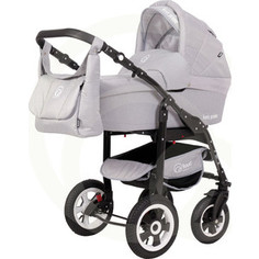 Коляска 2 в 1 Bart Plast FENIX PRIME 03 серый джинс